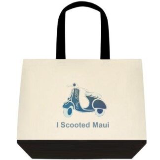 I Scooted Maui - Beach Tote Bag